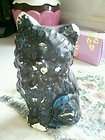 vintage toy chalk cat kitty carnival prize black paper weight
