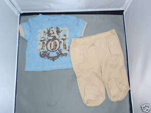 Juicy Couture Baby Boy Moody Blue 2Pc Set ~ NWT  