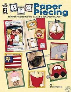 ABC PAPER PIECING Scrapbooking Page Layout Idea Book  