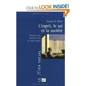  lesprit le soi et la societe (9782130554165) Mead George 