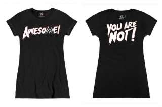 The Miz You Are Not Awesome Womens WWE T Shirt New  
