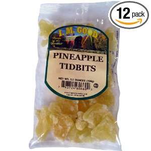 Good Pineapple Tidbits, 5.5 Ounce Bags (Pack of 12)  