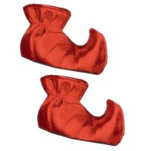  Christmas Santas Helper Elf Red Costume Boots Shoes Toys 