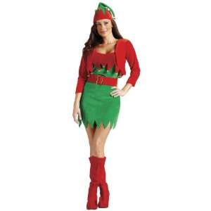  Elfalicious Sexy Elf Christmas Costume   Womens Size 