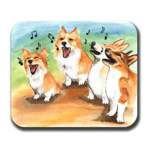  Corgi Choir Dog Art Mouse Pad 