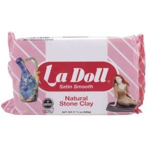 La Doll Natural Stone Clay 1.1 Pound Satin Smooth   655103 