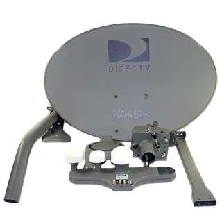 Directv Satellite SlimLine KA / Ku 5 Lnb Outdoor Antenna HDTV AU9S 