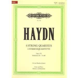  Haydn 5 String Quartets Op 76 Hobken III 75 80 Musical 