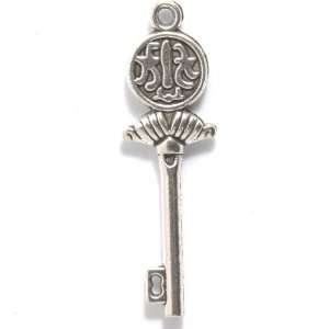  Shipwreck Beads Zinc Alloy Skeleton Key with Character, 12 