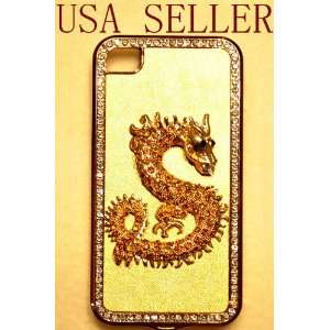   Leather & Bling Crystal Case Chinese Zodiac Cell Phones & Accessories