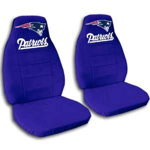  2 Dark Blue New England seat covers for a 2007 to 2012 