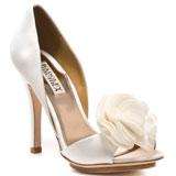 NIB Badgley Mischka Randall wedding bridal sandals open toe pump shoes 