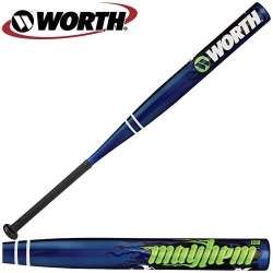 Excellent 2006 Worth M7 Mayhem 120 Composite Slowpitch Softball Bat 34 
