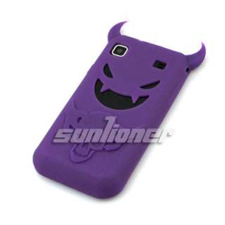 BLACK Devil Silicone Case Skin Cover for Samsung Galaxy S Plus,i9001 