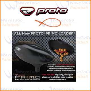 Proto Primo Paintball Loader Hopper Black DYE Squeegee  