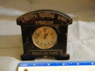 RARE Vintage Bank Clock New Haven Pocket Watch 1920  