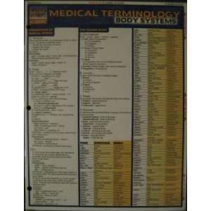  Medical Term Body Systems (9781572224254) Inc. BarCharts Books