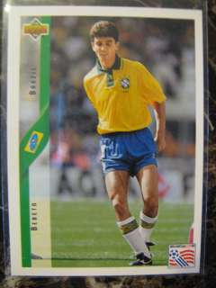 BRAZIL SOCCER CARD BEBETO 1994 WORLD CUP UPPER DECK  