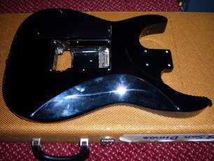 Body for a Jackson Dinky Reverse. Body is configured for a Fender 