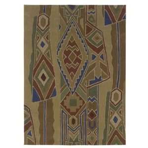   10 Area Rug Transitional Style in Beige and Rust Furniture & Decor