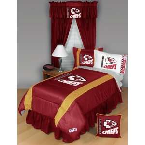 Kansas City Chiefs NFL Side Line Collection Bed Complete Set  