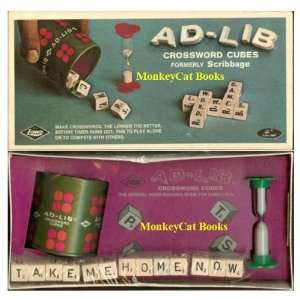 AD LIB Crossword Cubes (Formerly Scribbage)