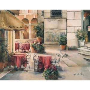  Marilyn Hageman   Plaza Cafe Canvas