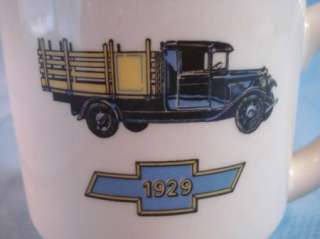 VINTAGE 1929 CHEVROLET TRUCK SALES HONOR CLUB COFFEE MUG #1961  