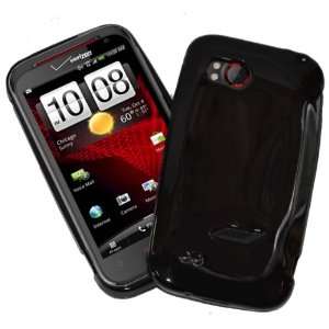  HTC ReZound (Vigor) Case soft BLACK gel cover Flexible AT 