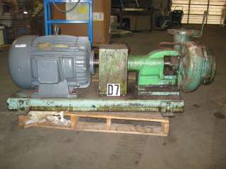 Crane Deming Centrifugal pump 4021 5MD w/25hp GE motor  