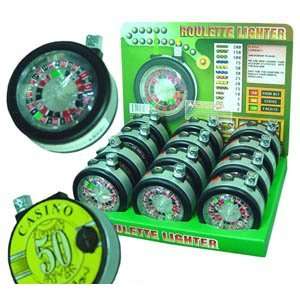  Novelty Roulette Light Up Lighter 24ct #7923