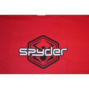  Spyder Target T Shirt Medium   Red