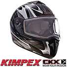Snowmobile Helmet Full Face Double Lens Small Charcoal Kimpex CKX 