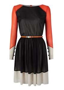   2012 Chiffon COLOUR BLOCK Mini DRESS Primark BNWT 8 10 12 14 16 18 20