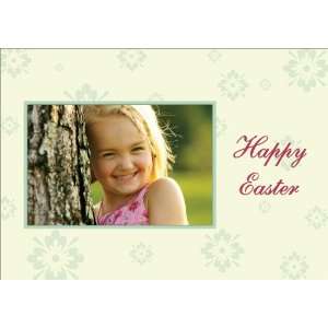  Flower Patterned Easter Photo   100 Cards 