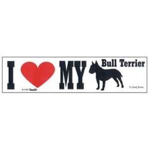  Bull Terrier Bumper Sticker Automotive