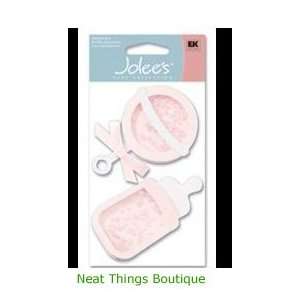 Jolees Boutique Baby Themed Stickers, Girl Shaker Boxes 
