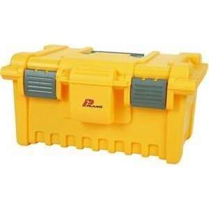  Plano 771 BAB 19 Inch Tool Box with Tray, Gray and Yellow 