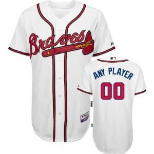 Atlanta Braves   Any Player   Authentic Cool Baseâ¢ Home White On 