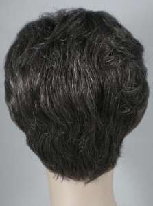 Gray, Salt & Pepper Short Wavy/Straight Mens Wig Wigs  