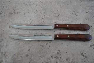   Flint EKCO Stainless Vanadium Cutlery Arrowhead Knives Holder Case Set