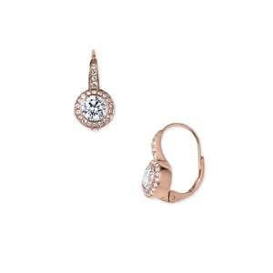  Nadri Pave Crystal Bezel Clip Earrings Jewelry
