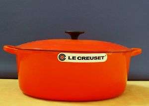 LE CREUSET 6.75 Qt Enameled Cast Iron Oval French Oven  
