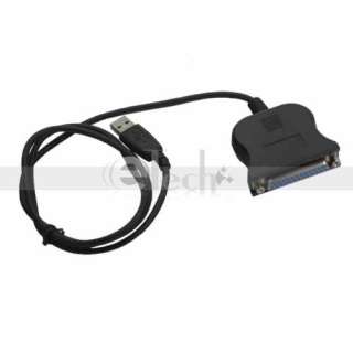 New USB 2.0 Male to 25 Pin DB25 Female Parallel Port Printer Adapter 