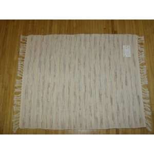  Pale Mountain Hit or Miss Pattern Handwoven Area Rug