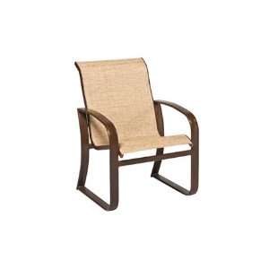   Sling Dining Arm Patio Chair Graphite Finish Patio, Lawn & Garden