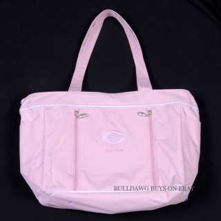 UGA Georgia Bulldogs Pink Diaper Bag  
