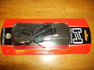 New Hosa 5 ft Black MIDI Cable MID 305BK 728736000308  