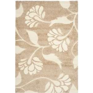   Shag Collection SG459 1311 8 Beige/Cr?am 8 x 10 Large Rectangle