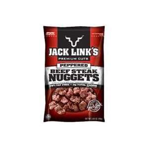 Jack Links Beef Jerky 01542 Peppered Beef Steak Nuggets 3.25 Oz (Pack 